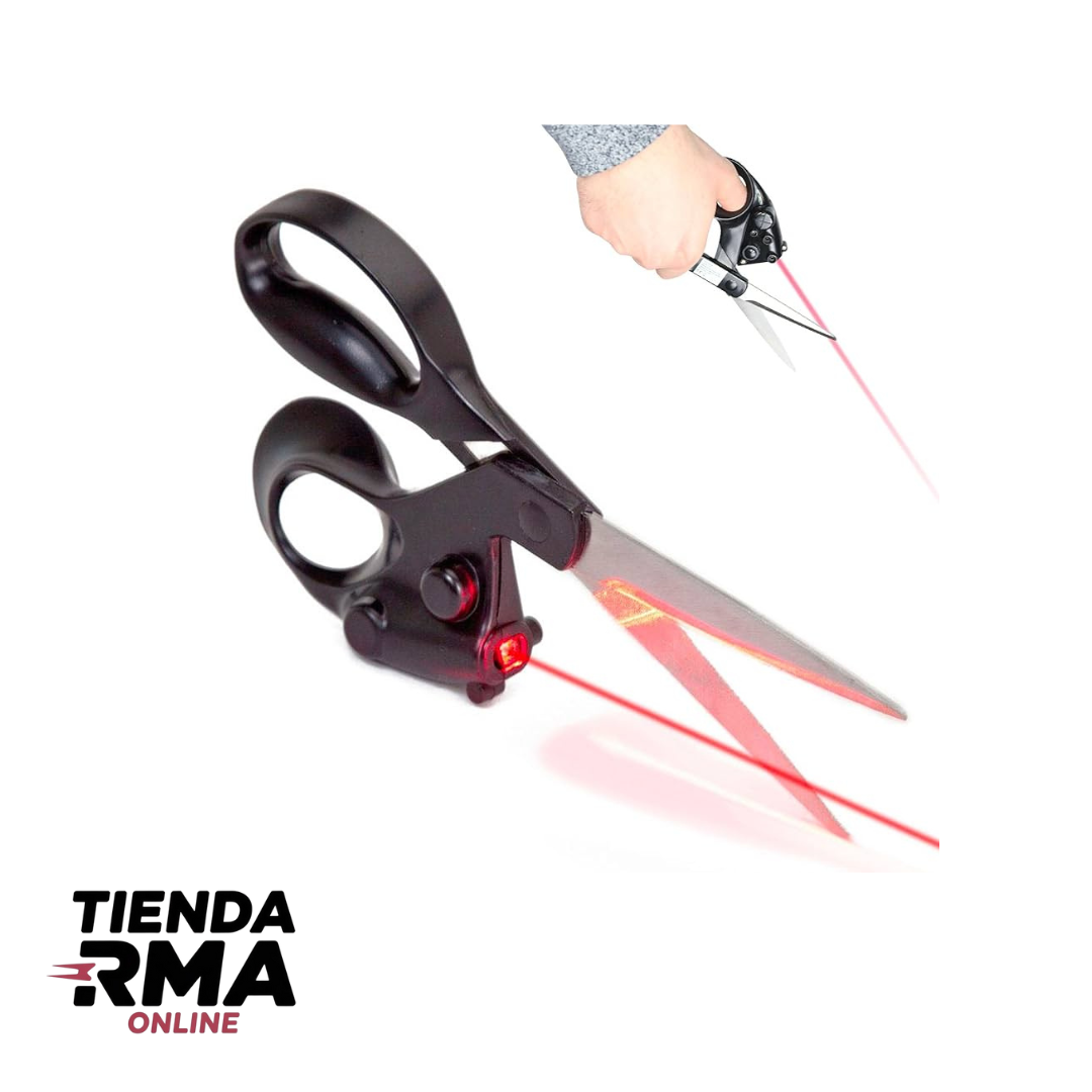 Tijera con guía laser