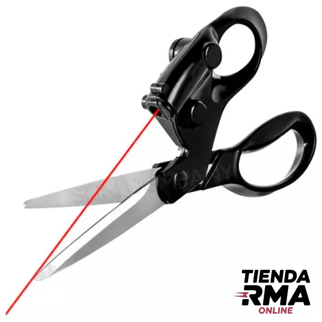 Tijera con guía laser