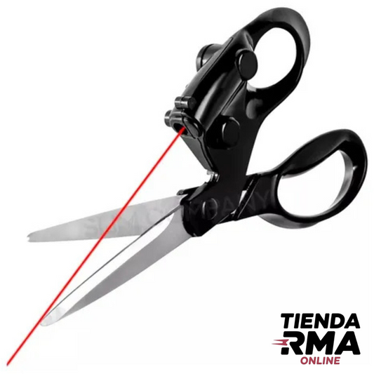 Tijera con guía laser